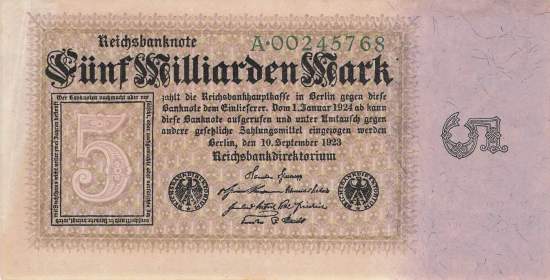 5 Milliarden Mark
